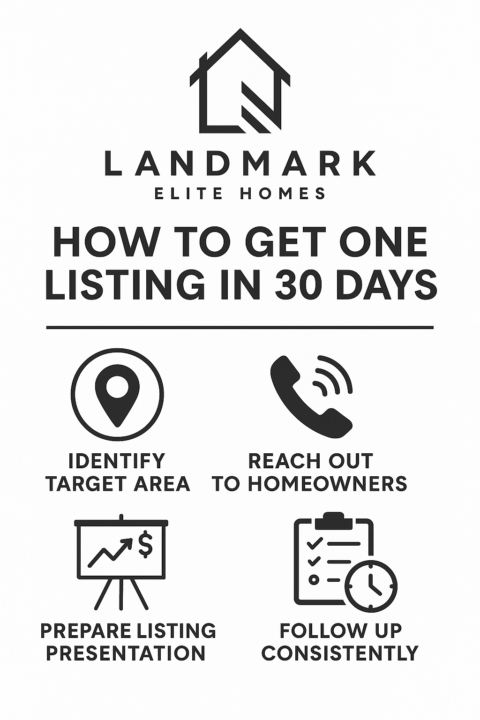 GET ONE LISTING IN THE NEXT 30 DAYS!