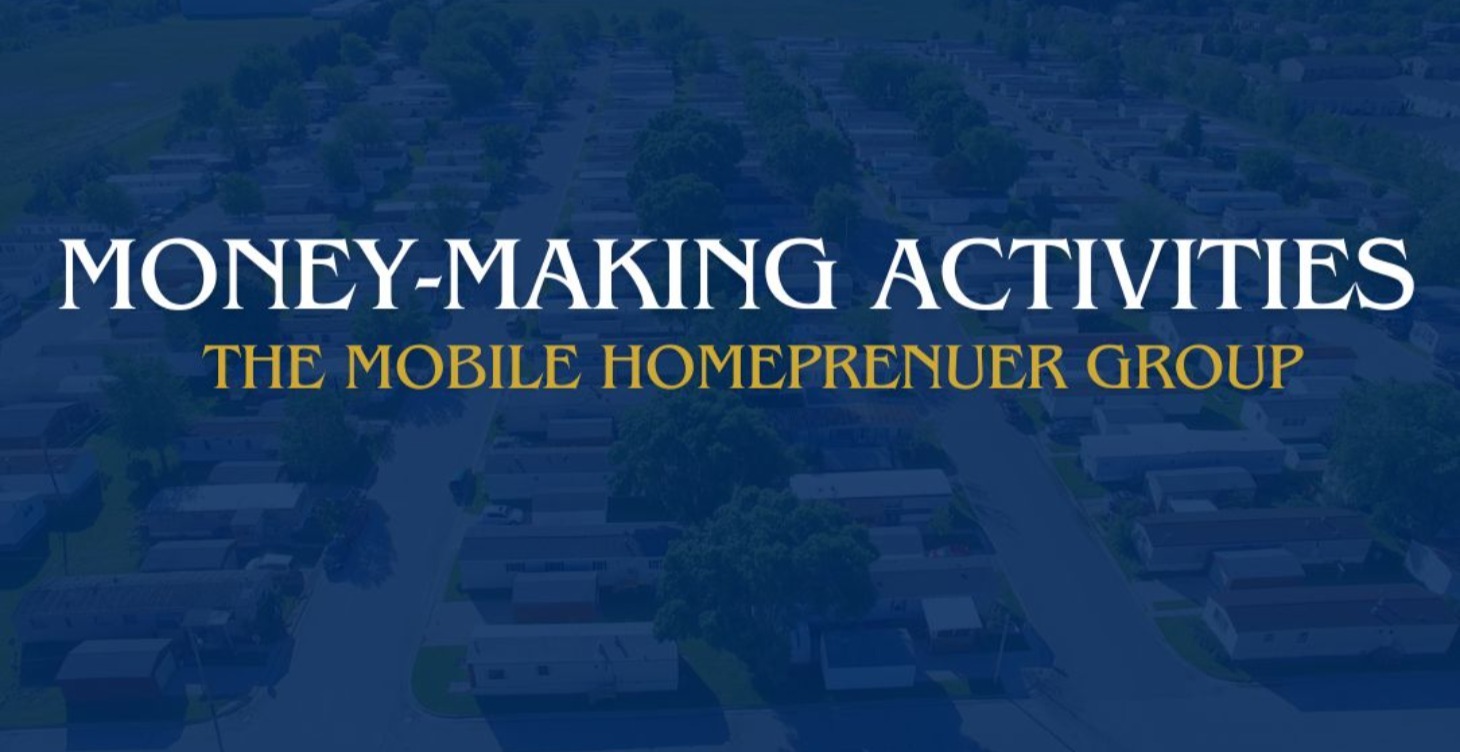 MONEY-MAKING ACTIVITIES