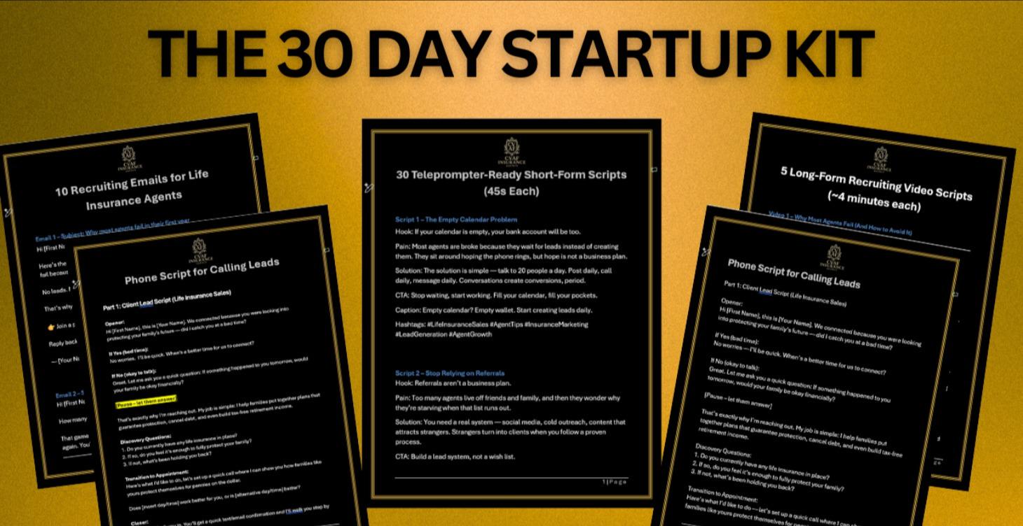 The 30-Day Startup Kit