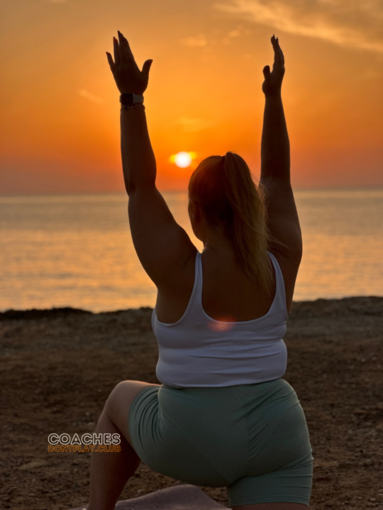 Yesterdays sunrise yoga 