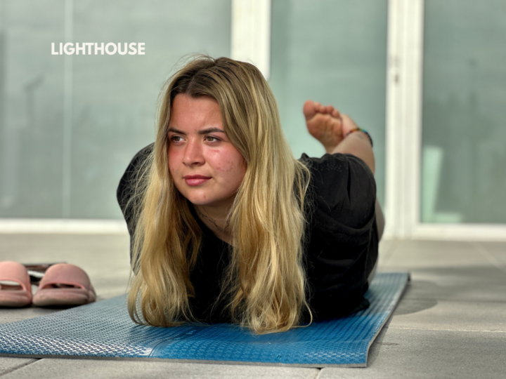Yoga session