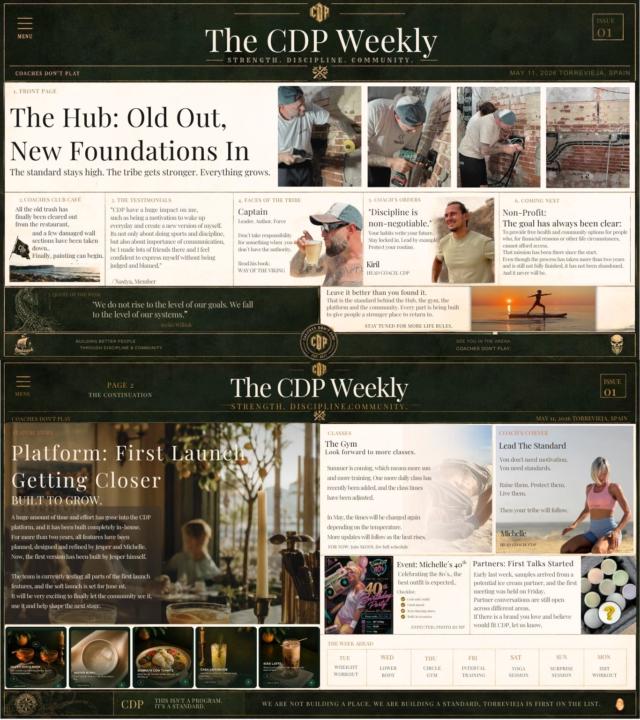 CDP weekly update