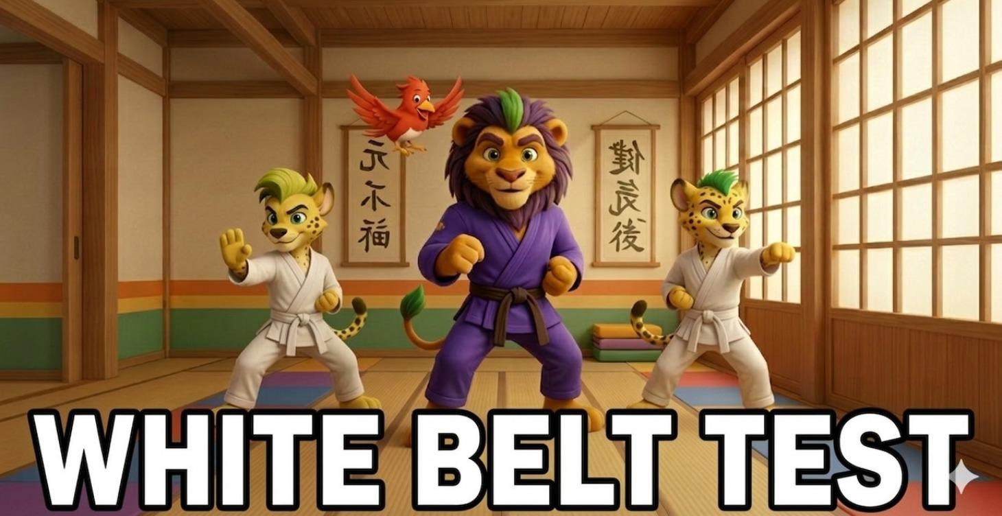 Master Karate Todd's White Belt Test