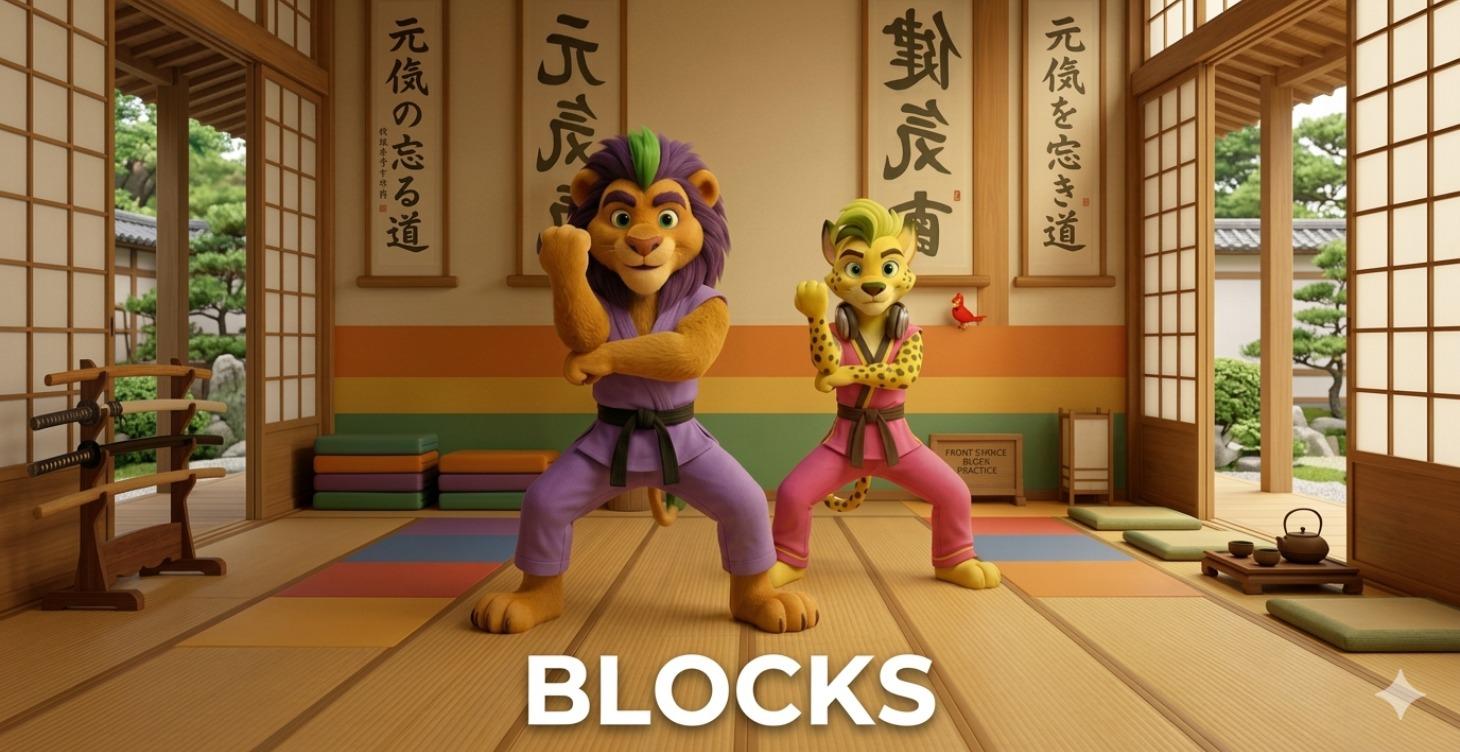 Master Karate Todd's White Belt PE Class Blocks