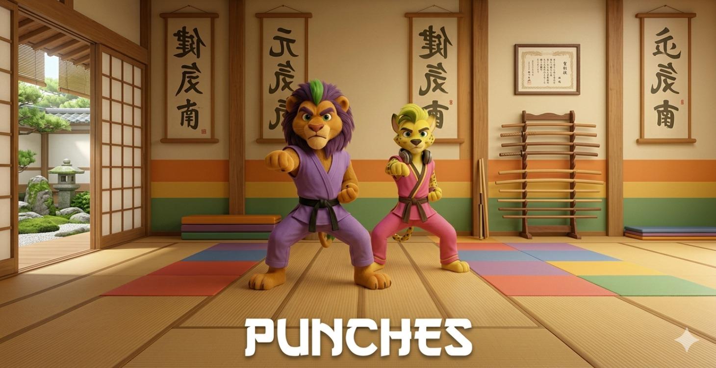Master Karate Todd's White Belt PE Class Punches