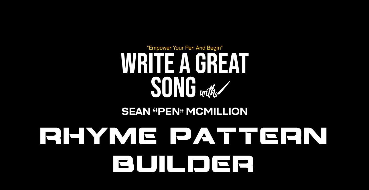 Rhyme Pattern Builder Sheet