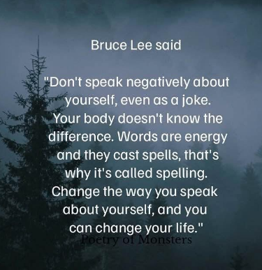 Bruce Lee knew the Power of Words