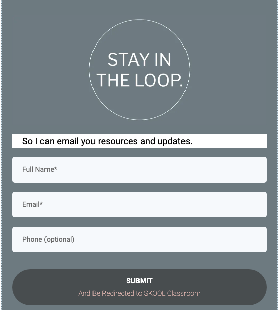 New Content In: Start Here Module "Are you in the loop yet?"