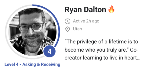 He's decided to fully express his highest desire