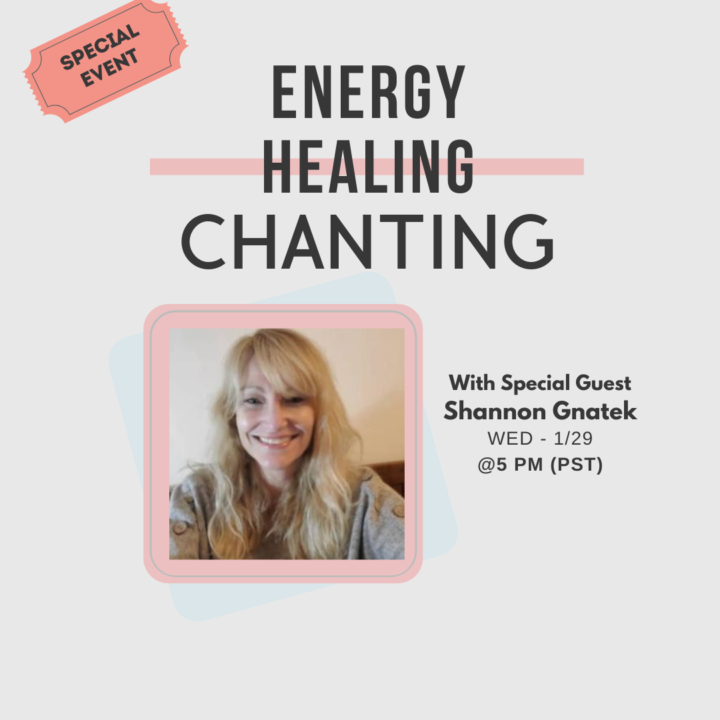 📣Today at 5pm: Energy Chanting with Shannon ✨ LIVE 