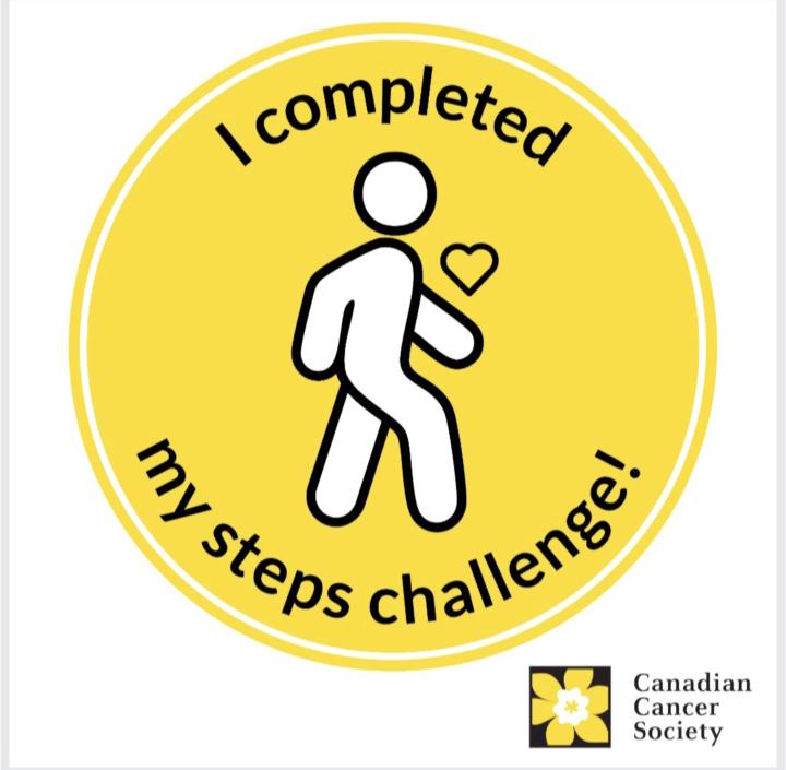 I completed my 15k step challenge 
