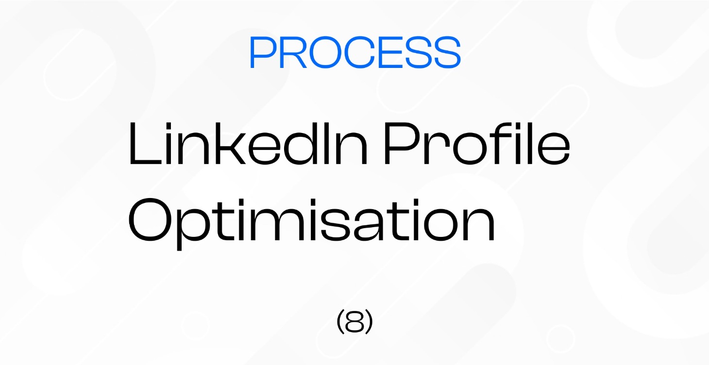 (8) LinkedIn Profile Optimization || Process