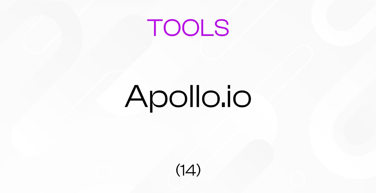 (14) Apollo.io || Tools