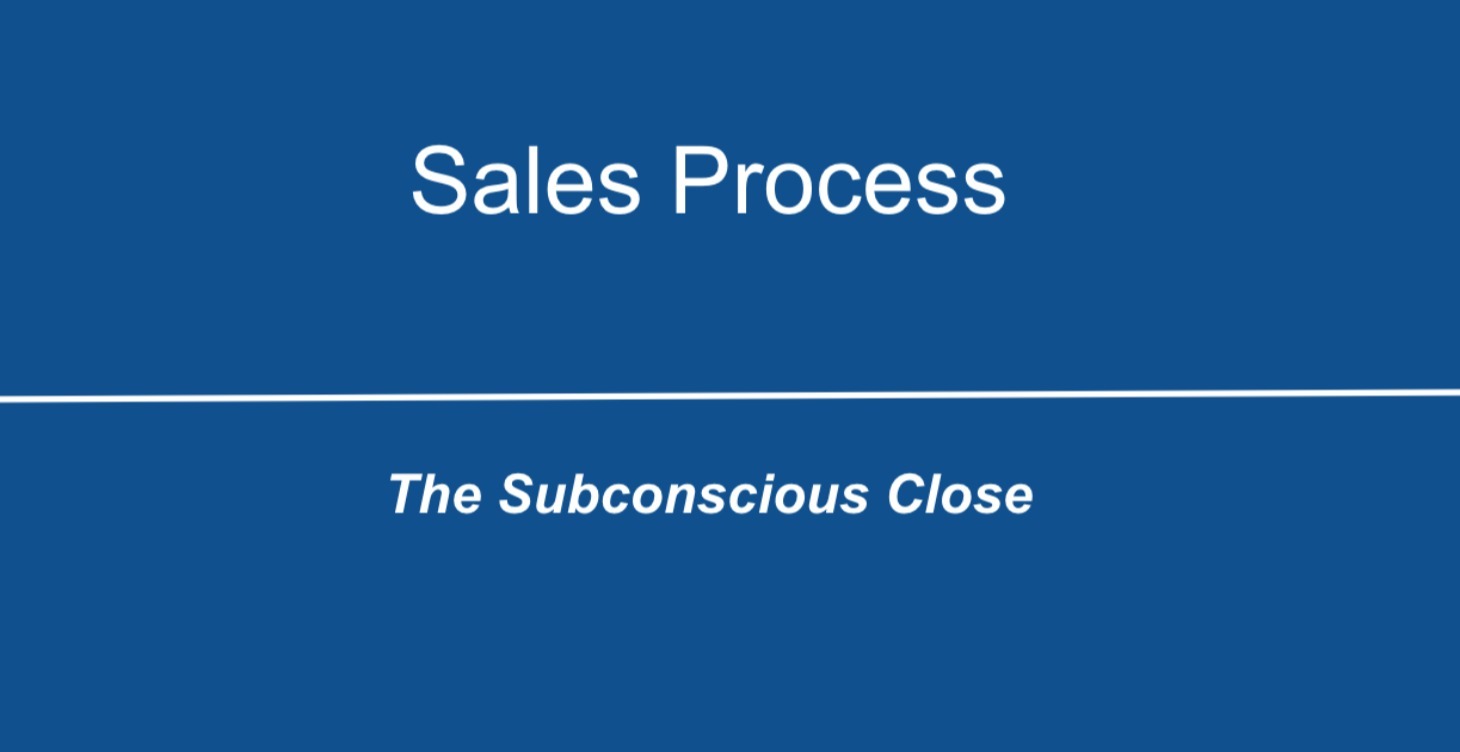 Sales Process