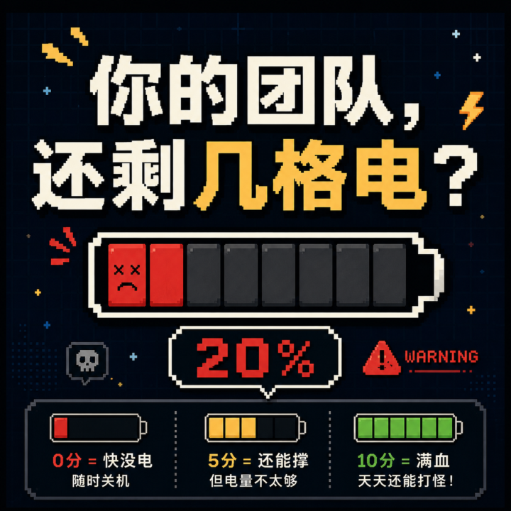 🪫 你的团队，还剩几格电？【企业幸福360诊断｜免费开放预约】