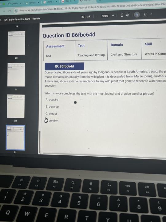 Day 5 of Craft & Structure Questions!