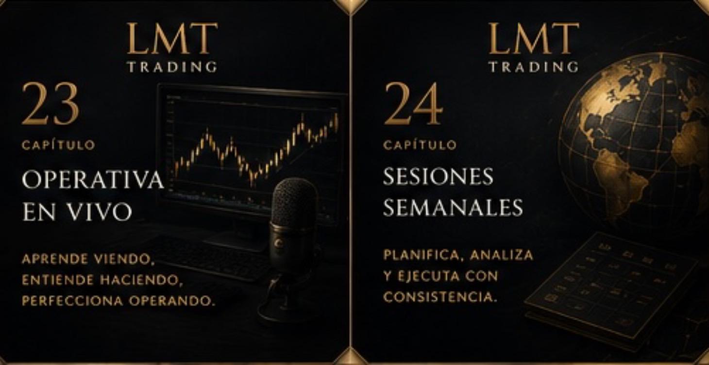 Operativa en vivo y sesiones semanales