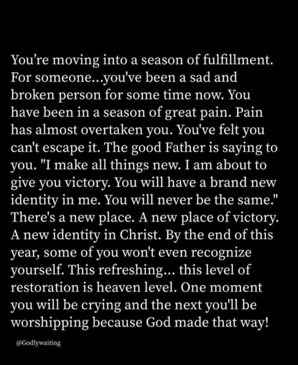 You restaure everything….❤️‍🔥Jesus