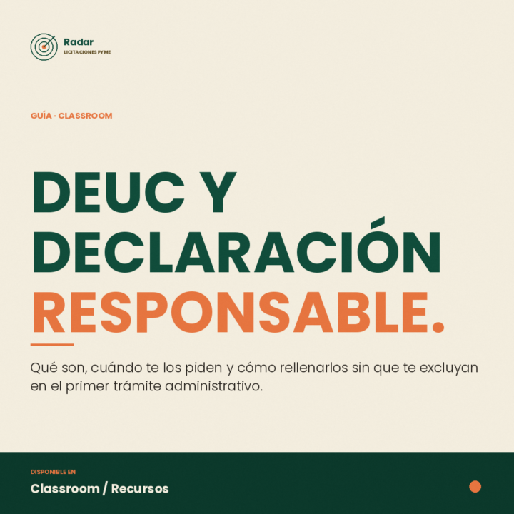 ¿Sabes la diferencia entre el DEUC y la Declaración Responsable?