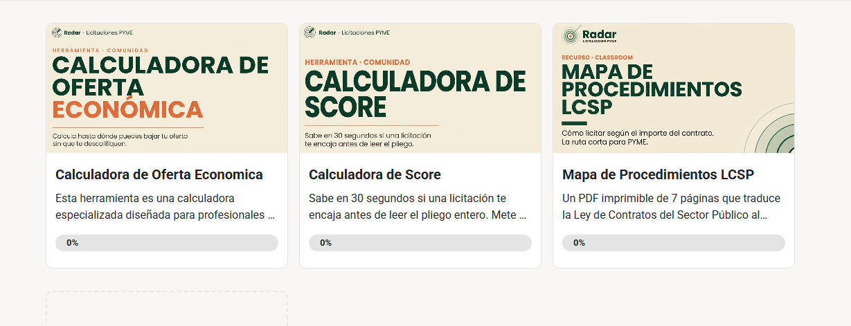 Radar Licitaciones PYME