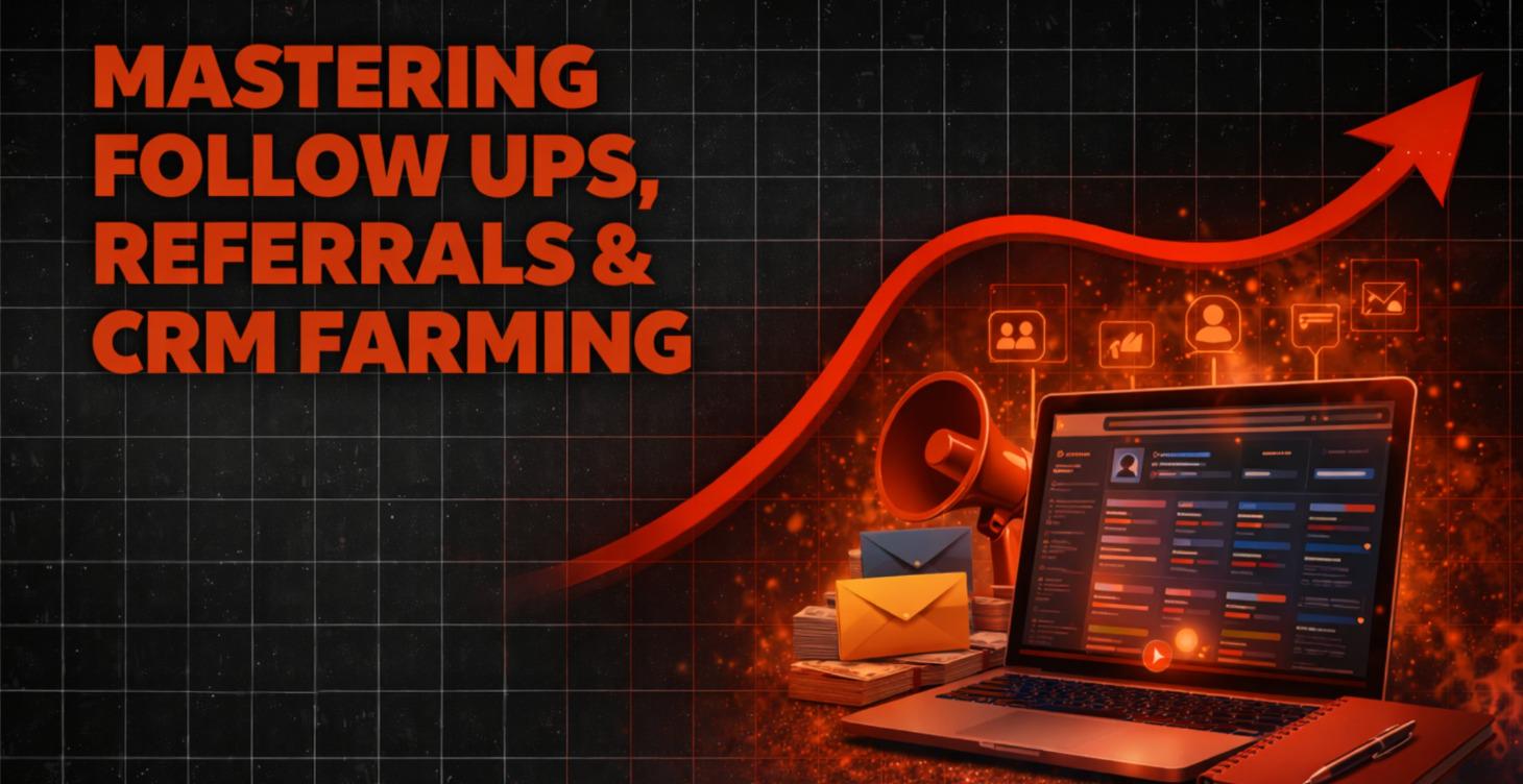 Mastering follow ups, referrals & CRM farming