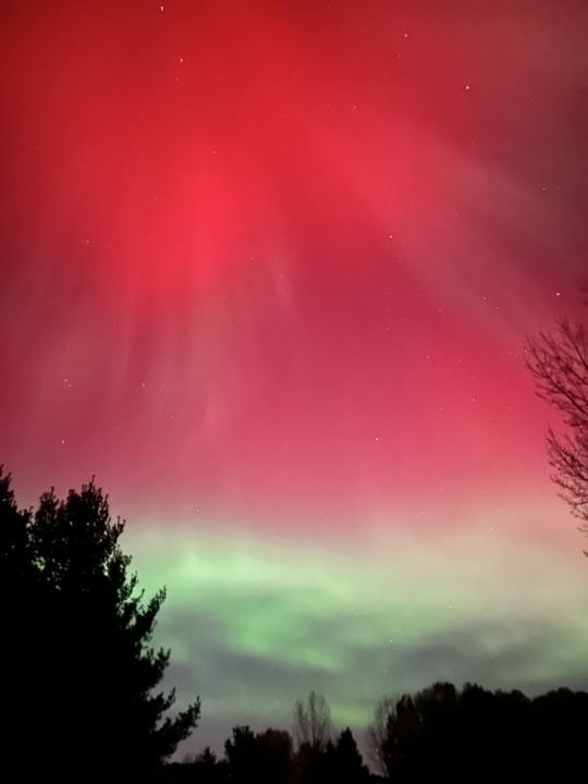 Northern lights 11/11, 11pm CST