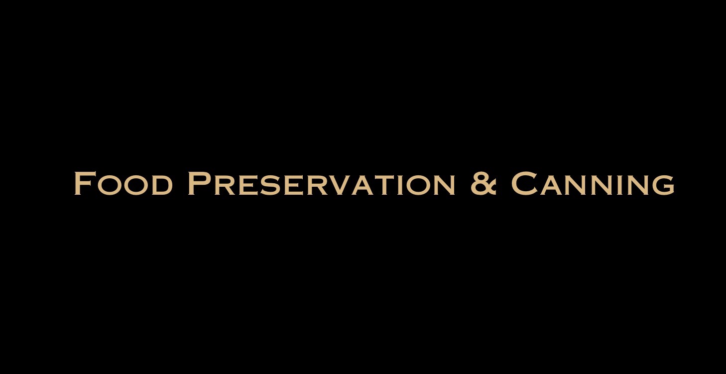 ISO Canning and Preserving Food Class