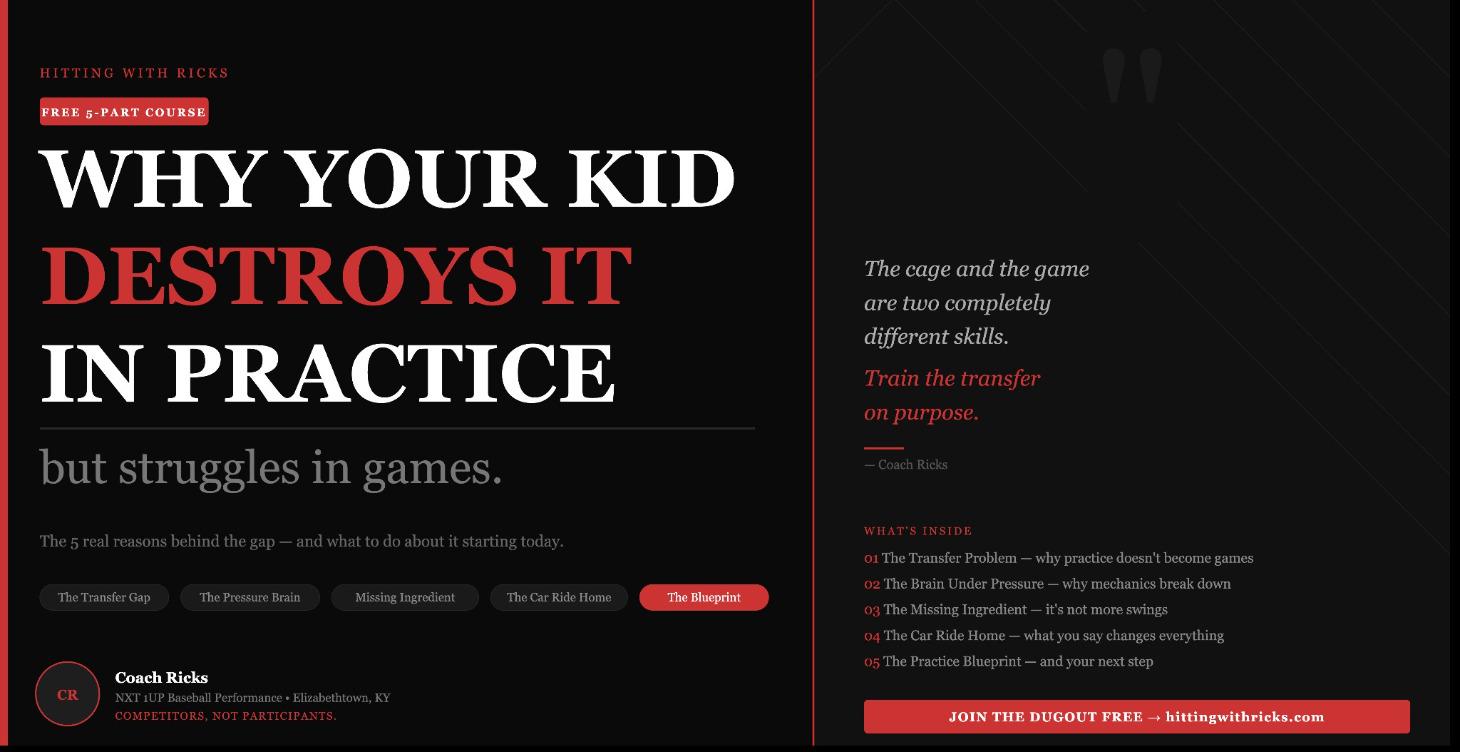 Why Your Kid Destroys It In Practice Mod 3