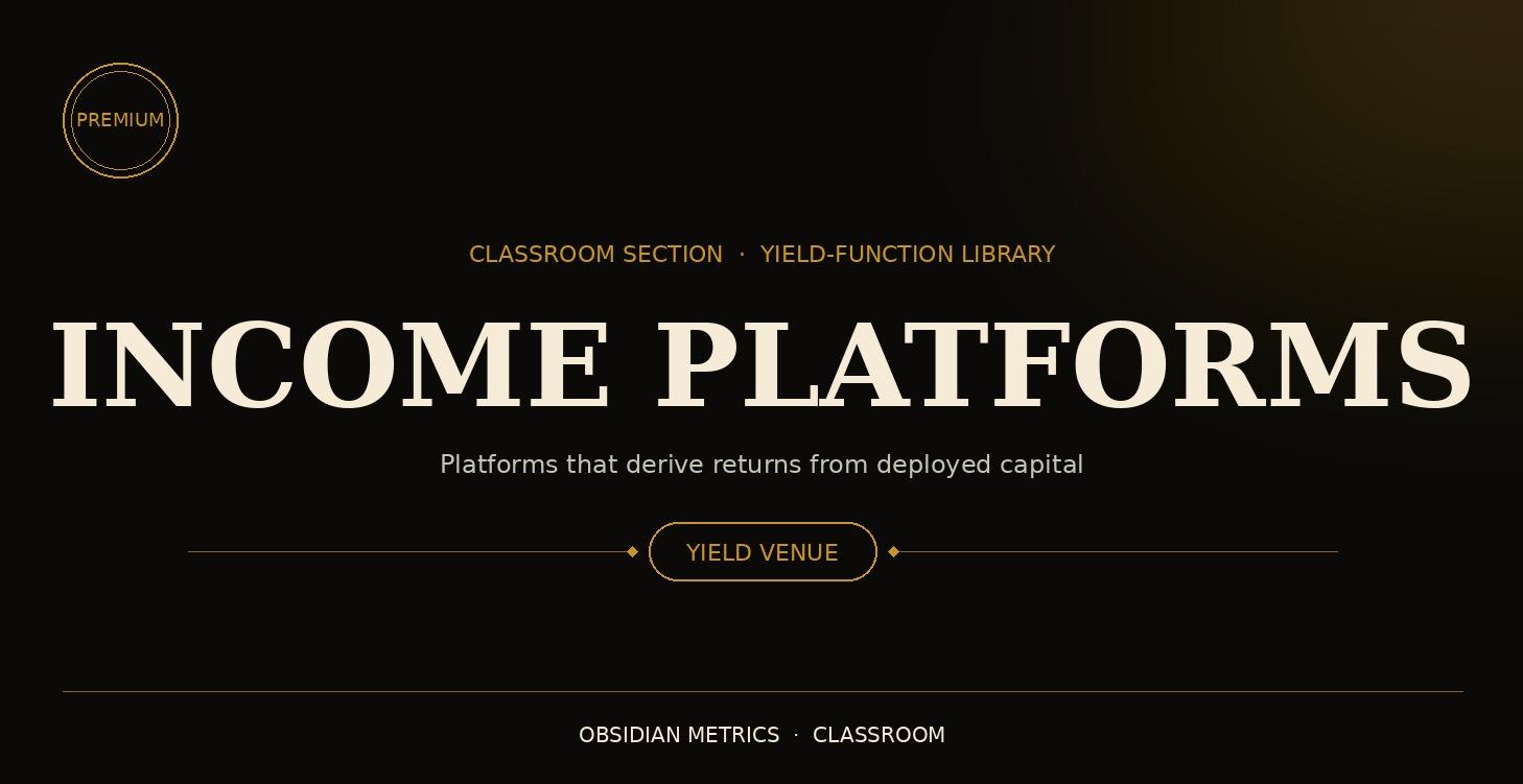 Income Platforms Breakdown Library