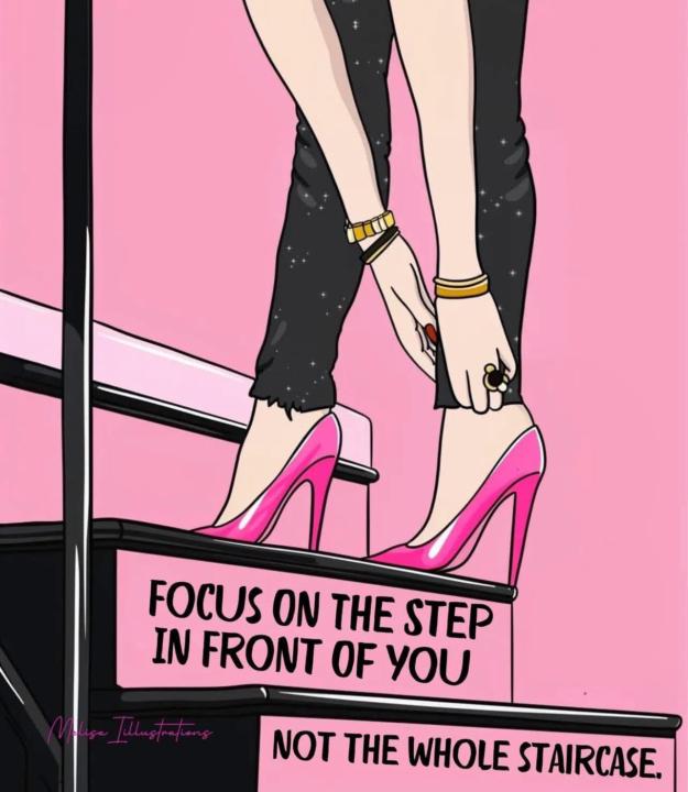 Stay focus. Don't look back. 