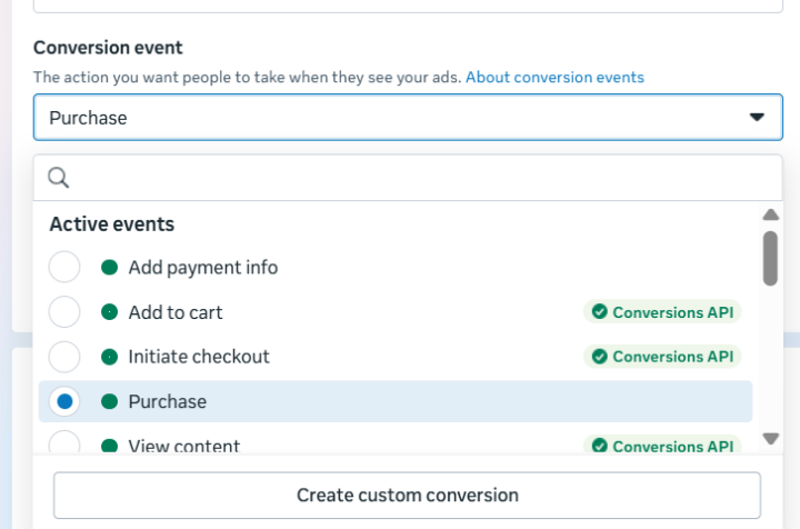 CONVERSION EVENT