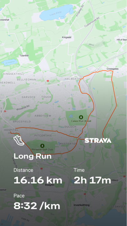 Sundays Long Run on a Monday