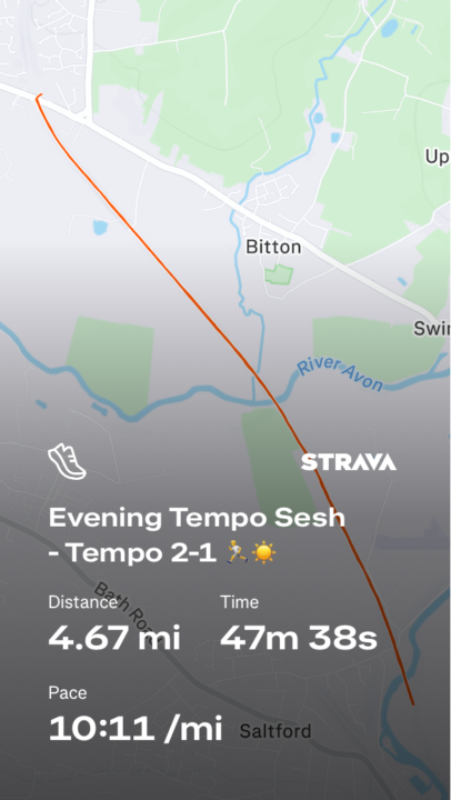 Tempo 2-1 With Runna ✅