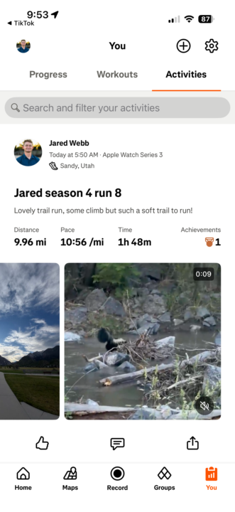 First 10 miler on trail! 