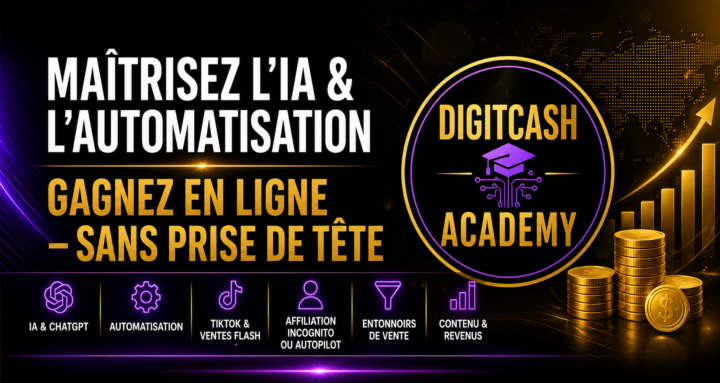 Bienvenue dans DIGITCASH ACADEMY