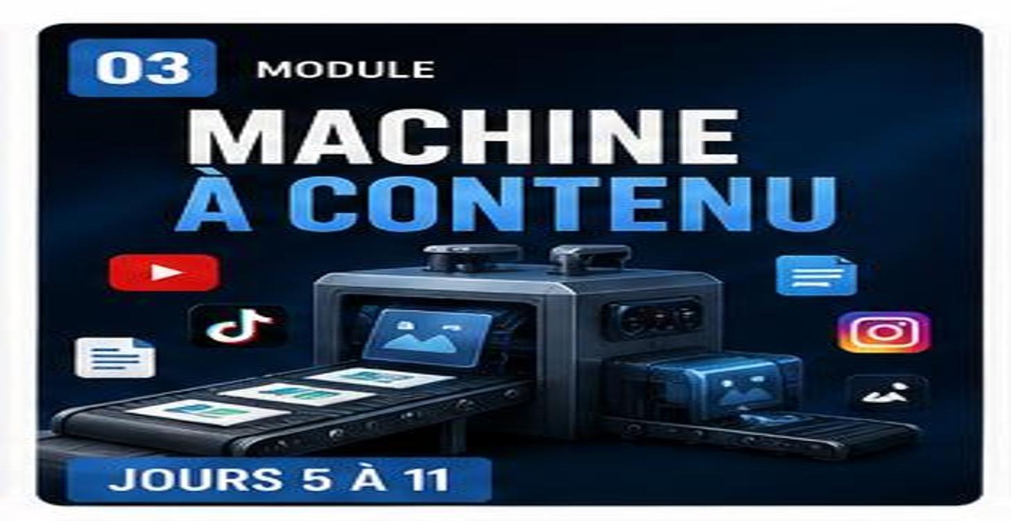 Machine à Contenu Jours 5 à 11