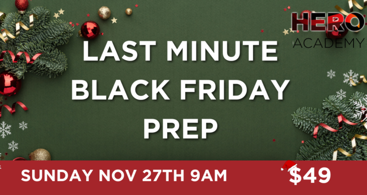 🦃 Last Minute Black Friday Prep 🎄
