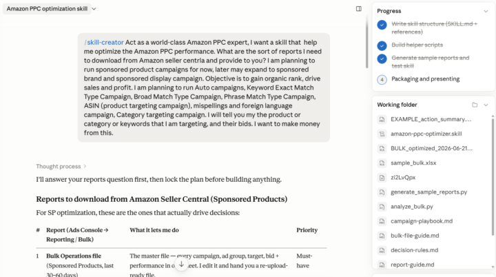 Claude PPC Amazon Optimizer