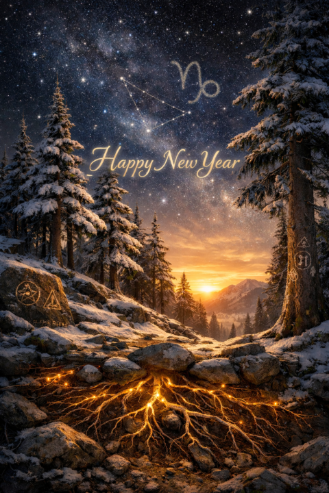 ✨ Capricorn Season Continues ♑️ | 🌲 Final Day of Yule 🕯️| 🎉 New Year ✨