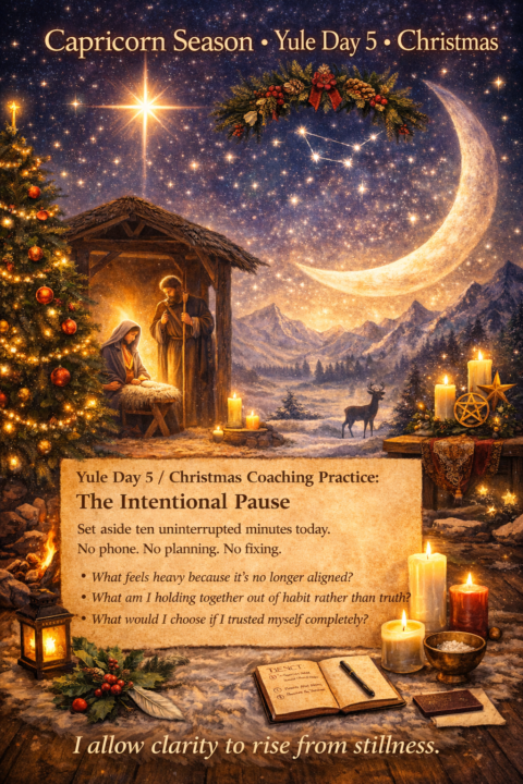 ♑️ Capricorn Season ✧ 🌲 Yule Day 5 ✧ 🎄Christmas