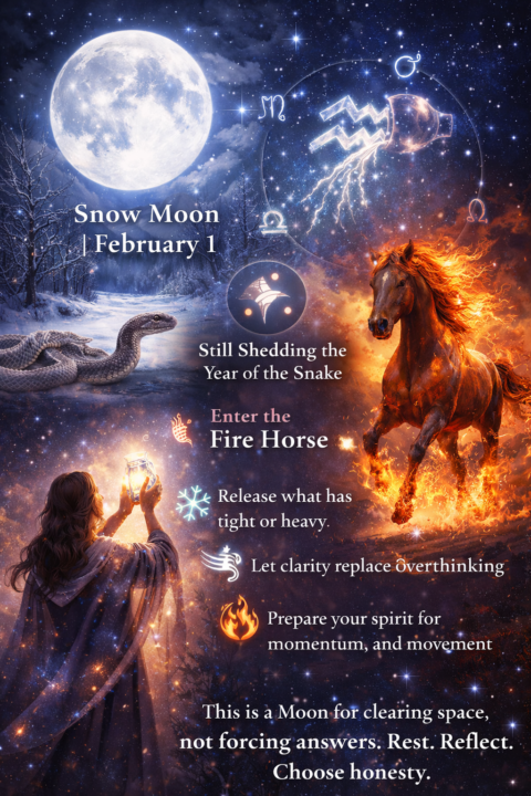 🌕Snow Moon | February 1 ❄️✨