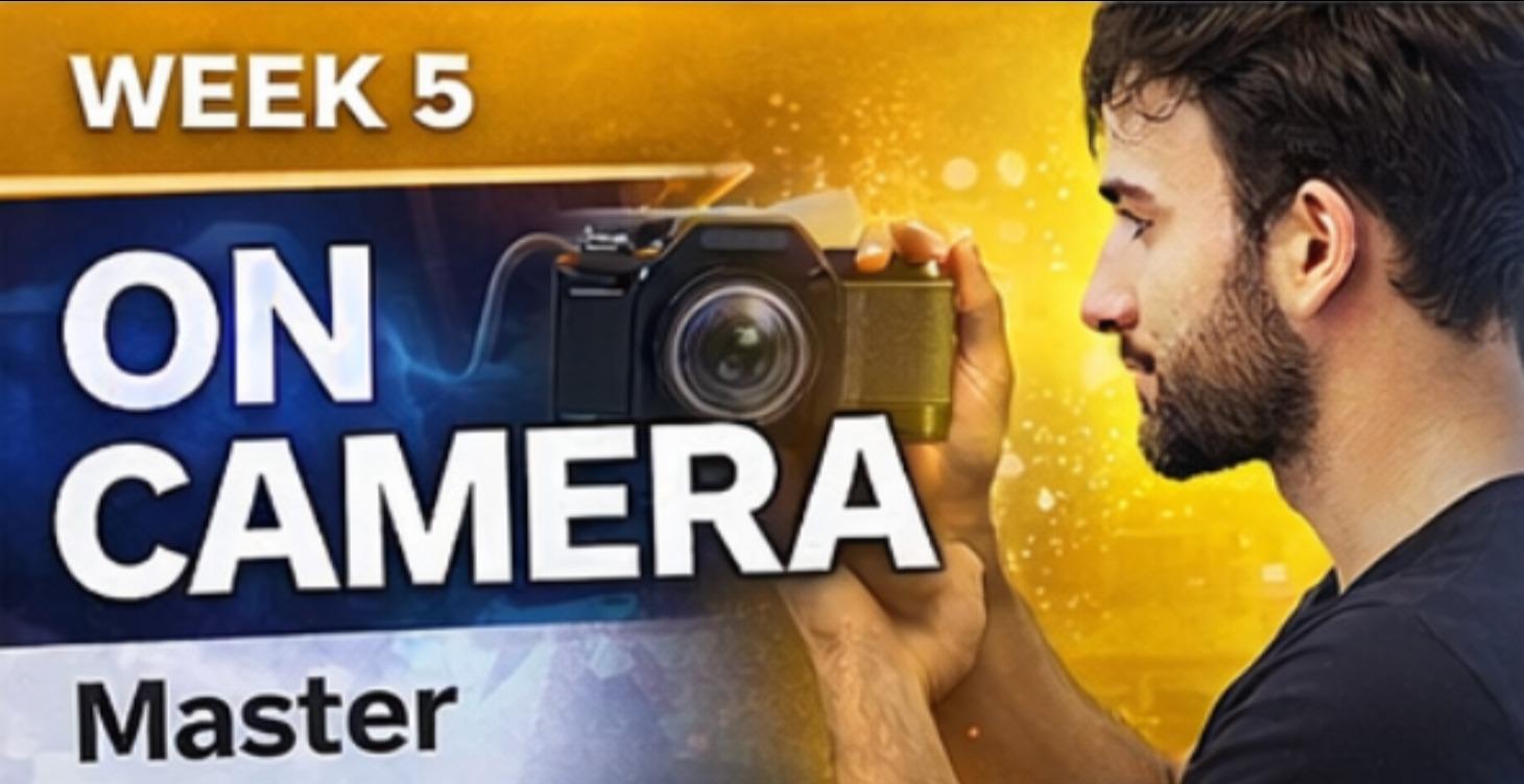 🎬 WEEK 6 — Camera Acting (🔥 Premium Module)