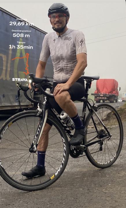 En la cangreja 🚴🏼‍♂️🔥🌧️