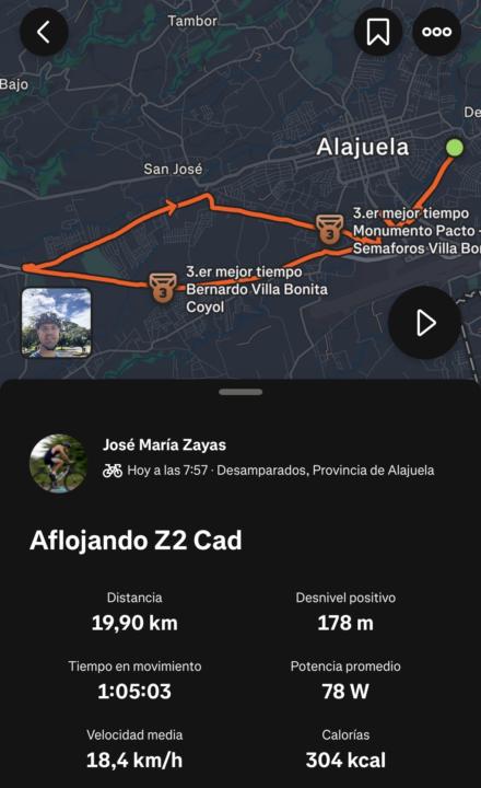Calentando motores