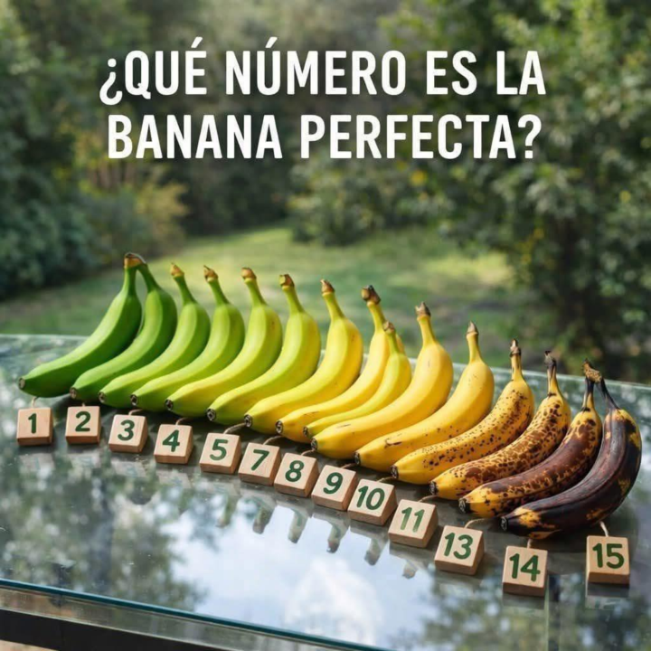 Qué número es la banana más perfecta?
