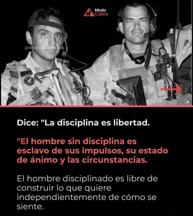La Disciplina es Libertad