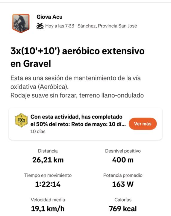 Reto 30 días PURE CYCLING 