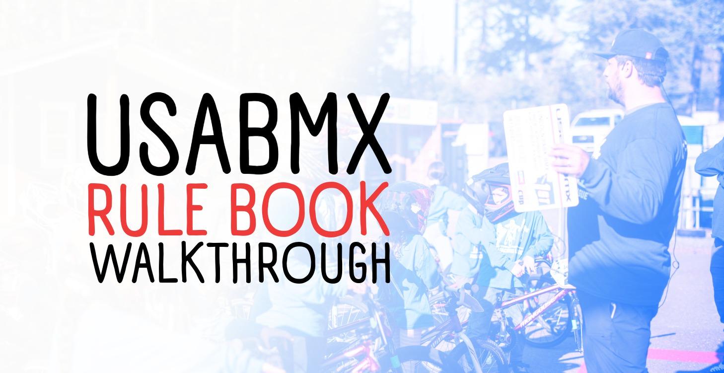 USA BMX Rule Book