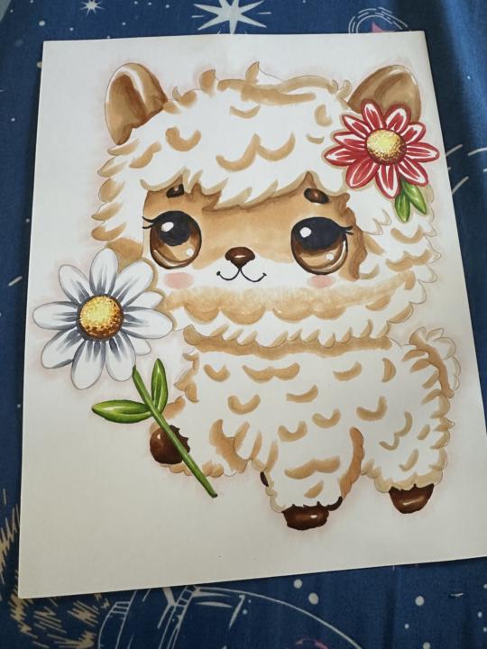 Baby llama class by Alyce Keegan