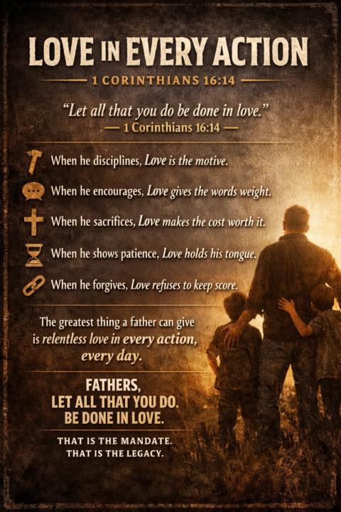 Love in Every Action — 1 Corinthians 16:14